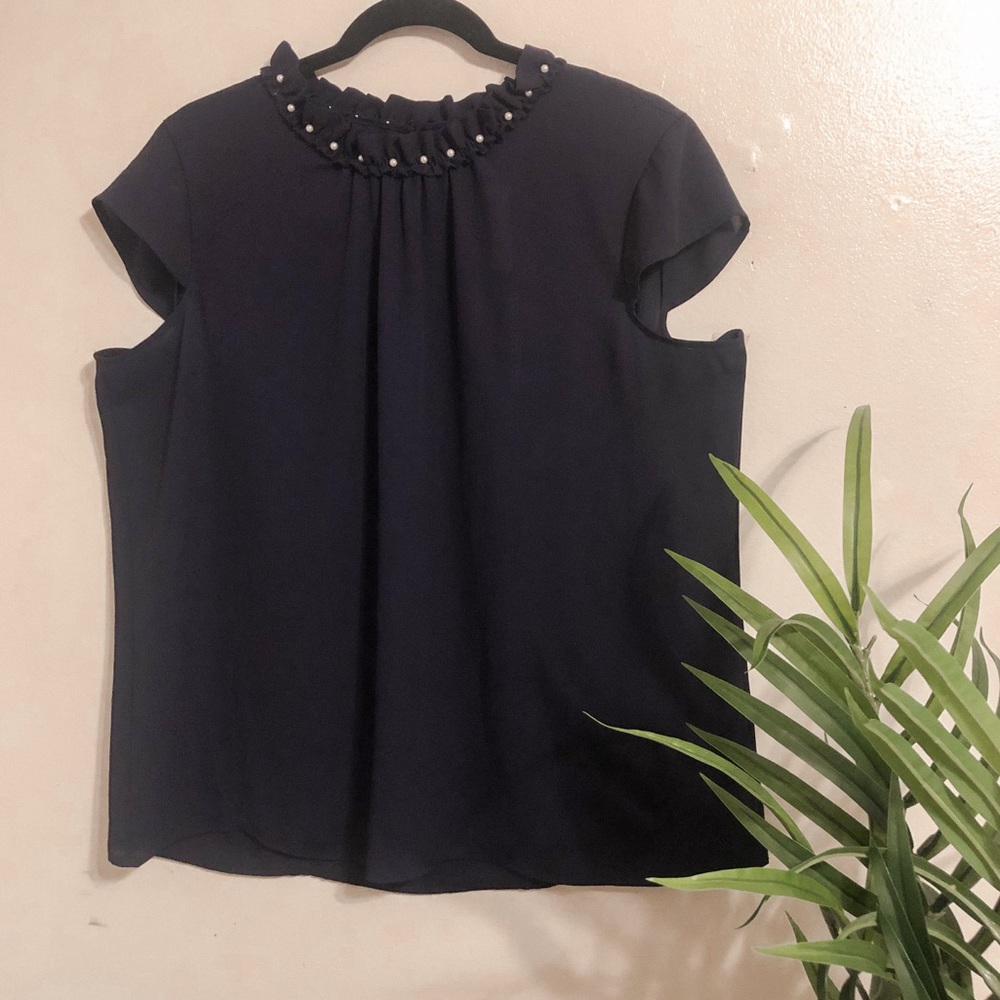 Navy Blouse